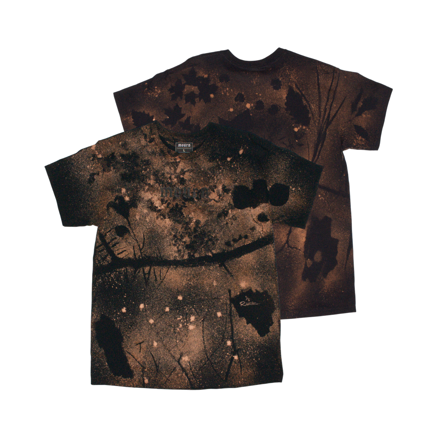 (1 of 5 collection) hand-signed bleached t-shirt