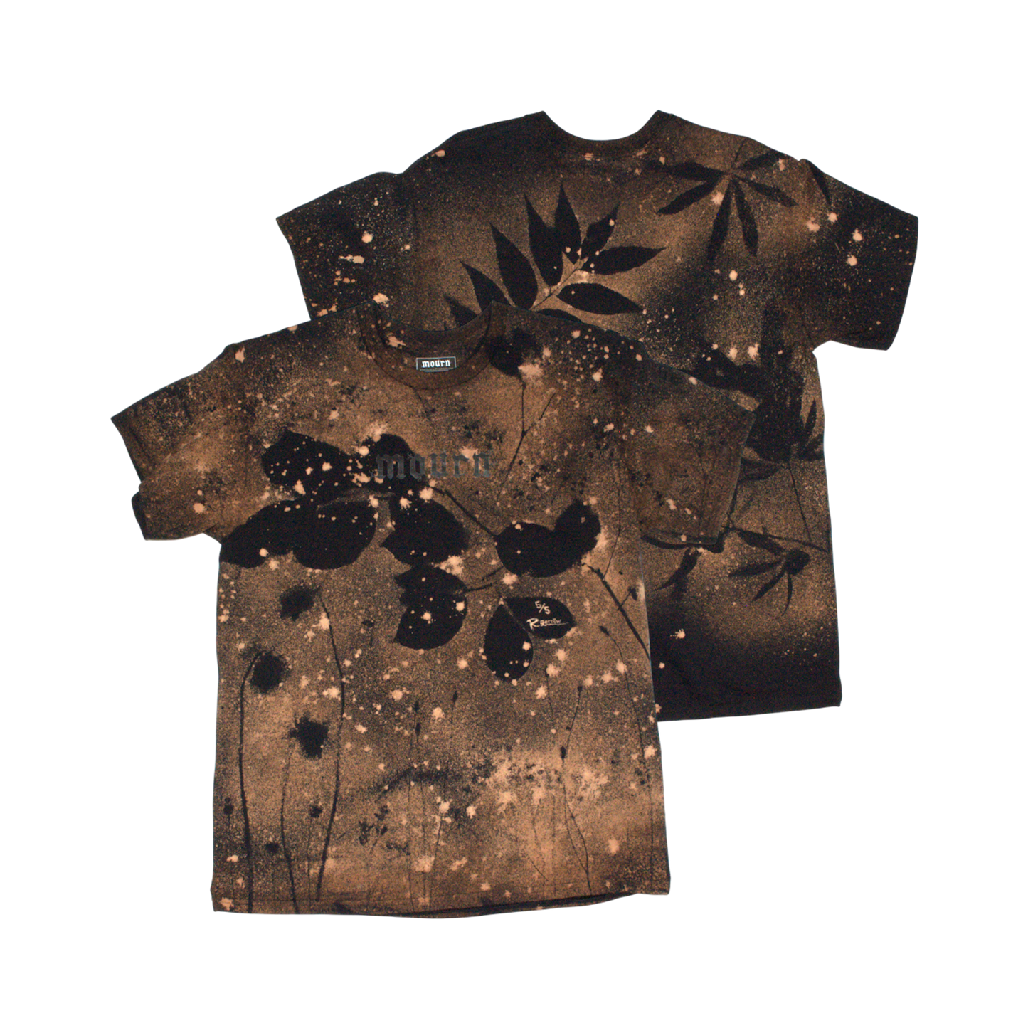 (1 of 5 collection) hand-signed bleached t-shirt